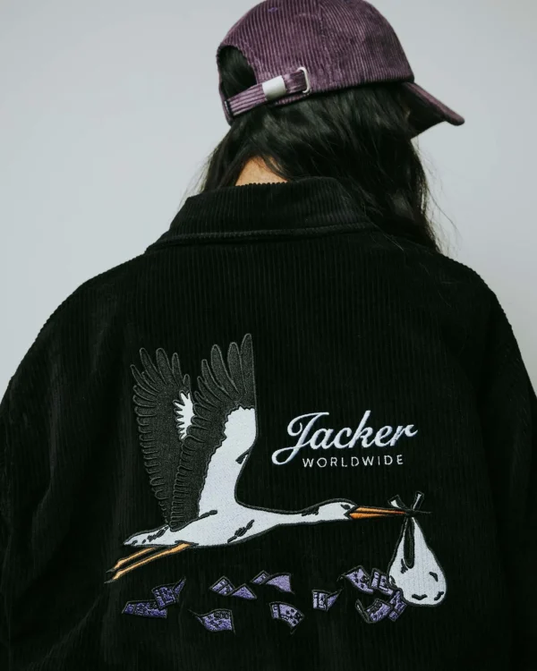 Stork Corduroy-Overshirt-Black>Jacker Clearance