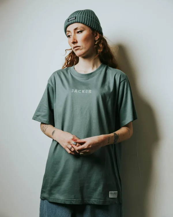 Team Logo-Short Beanie-Green>Jacker Flash Sale