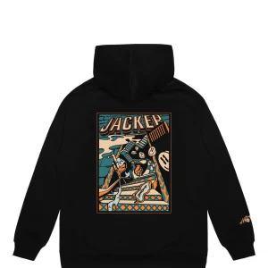Therapy Hoodie-Black>Jacker Clearance