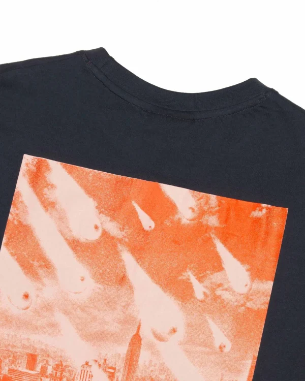 Tits Attack-T-Shirt-Navy>Jacker Online