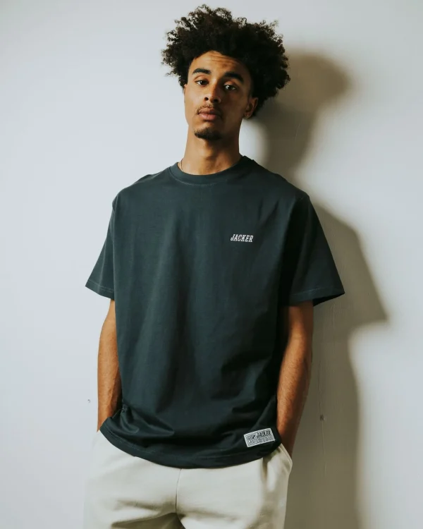 Tits Attack-T-Shirt-Navy>Jacker Online